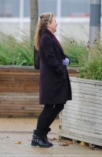 RENEE ZELLWEGER on the Set of New Bridget Jones Movie in London 11/06/2015