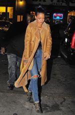 RIHANNA Aarrives at Sono Nightclub in New York 11/21/2015