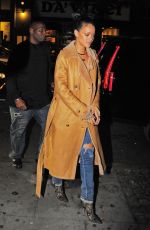 RIHANNA Aarrives at Sono Nightclub in New York 11/21/2015