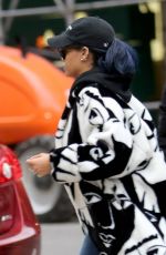RIHANNA Arrives at Her Appartment in New York 11/22/0015