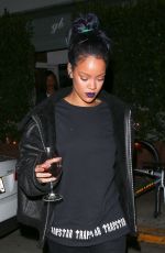 RIHANNA Leaves Giorgio Baldi Restaurant in Santa Monica 11/072015