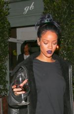 RIHANNA Leaves Giorgio Baldi Restaurant in Santa Monica 11/072015