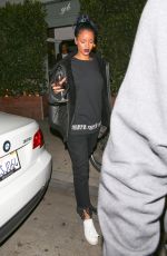 RIHANNA Leaves Giorgio Baldi Restaurant in Santa Monica 11/072015