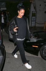 RIHANNA Leaves Giorgio Baldi Restaurant in Santa Monica 11/072015