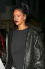 RIHANNA Leaves Giorgio Baldi Restaurant in Santa Monica 11/072015