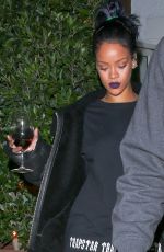 RIHANNA Leaves Giorgio Baldi Restaurant in Santa Monica 11/072015