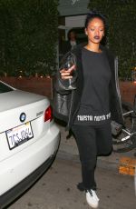 RIHANNA Leaves Giorgio Baldi Restaurant in Santa Monica 11/072015