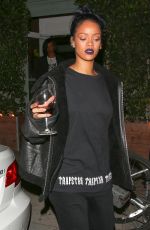 RIHANNA Leaves Giorgio Baldi Restaurant in Santa Monica 11/072015