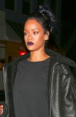 RIHANNA Leaves Giorgio Baldi Restaurant in Santa Monica 11/072015