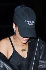 RIHANNA Night Out in New York 11/19/2015