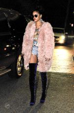 RIHANNA Out and About in New Jersey 11/20/2015