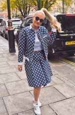 RITA ORA Arrives at Kiss FM Studios in London 11/05/2015