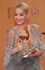 RITA ORA at Bambi Awards 2015 in Berlin 11/12/2015