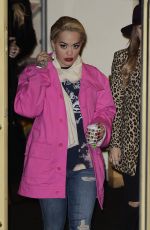 RITA ORA at X Factor Studios in London 11/28/2015