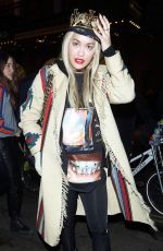 RITA ORA Celebrates Her 25th Birthday in London 11/26/2015