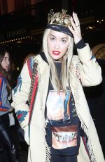 RITA ORA Celebrates Her 25th Birthday in London 11/26/2015