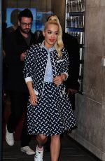 RITA ORA Leaves BBC Radio 1 Studios in London 11/05/2015