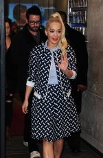 RITA ORA Leaves BBC Radio 1 Studios in London 11/05/2015