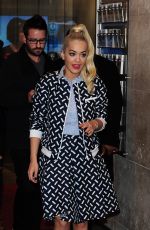 RITA ORA Leaves BBC Radio 1 Studios in London 11/05/2015