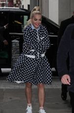 RITA ORA Leaves BBC Radio 1 Studios in London 11/05/2015