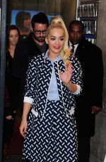 RITA ORA Leaves BBC Radio 1 Studios in London 11/05/2015