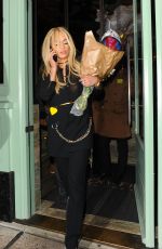 RITA ORA Leaves Sexy Fish Restaurant in London 11/24/2015