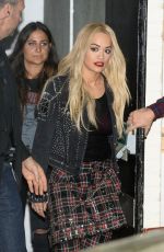 RITA ORA Leaves The X Factor Studios in London 11/29/2015