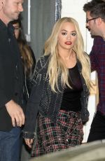 RITA ORA Leaves The X Factor Studios in London 11/29/2015