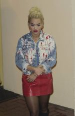 RITA ORA Leaves X Factor Studios in London 11/01/2015