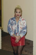 RITA ORA Leaves X Factor Studios in London 11/01/2015