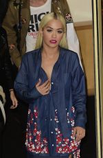 RITA ORA Leaves X Factor Studios in London 11/07/2015