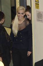 RITA ORA Leaves X Factor Studios in London 11/08/2015