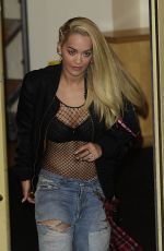 RITA ORA Leaves X Factor Studios in London 11/14/2015