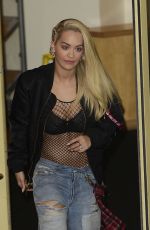 RITA ORA Leaves X Factor Studios in London 11/14/2015