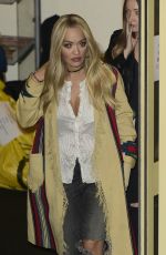 RITA ORA Leaves X Factor Studios in London 11/22/2015