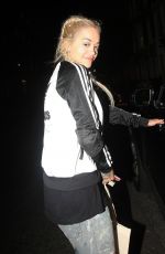 RITA ORA Night Out in London 10/30/2015