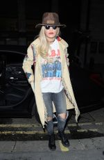 RITA ORA Night Out in London 11/23/2015