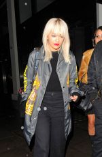 RITA ORA Out and About in London 11/16/2015