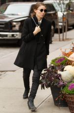 ROONEY MARA Out and About in New York 11/19/2015