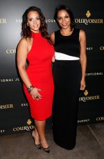 ROSARIO DAWSON and DASCHA POLANCO at Courvoisier Cognac’s Exceptional Journey Party at Industria Superstudio 11/12/2015