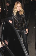 ROSIE HUNTINGTON-WHITELEY at Palm Restaurant in Beverly Hills 11/17/2015