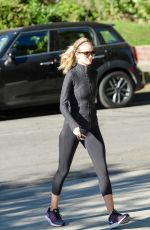 ROSIE HUNTINGTON-WHITELEY Heading to a Gym 11/12/2015