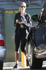 ROSIE HUNTINGTON-WHITELEY Leaves a Gym in Los Angeles 11/28/2015