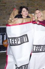 SADIE FROST at 2015 Sleep Out for Centrepoint at The Old Truman Brewery in London 11/12/2015