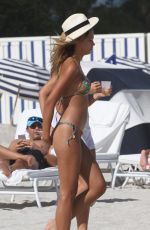 SANDRA KUBICKA in Bikini at a Beach in Miami 11/04/2015