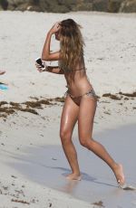 SANDRA KUBICKA in Bikini at a Beach in Miami 11/04/2015