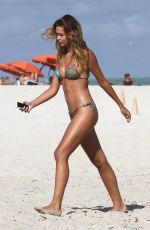 SANDRA KUBICKA in Bikini at a Beach in Miami 11/04/2015