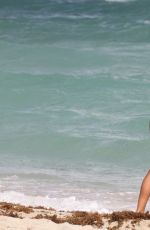 SANDRA KUBICKA in Bikini at a Beach in Miami 11/04/2015