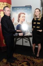 SAOIRSE RONAN at Brooklyn Premiere in New York 11/03/2015