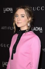 SAOIRSE RONAN at LACMA 2015 Art+Film Gala Honoring James Turrell and Alejandro G Inarritu in Los Angeles 11/07/2015